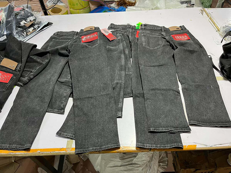 CGF Inspection per-shipment inspection for Jeans