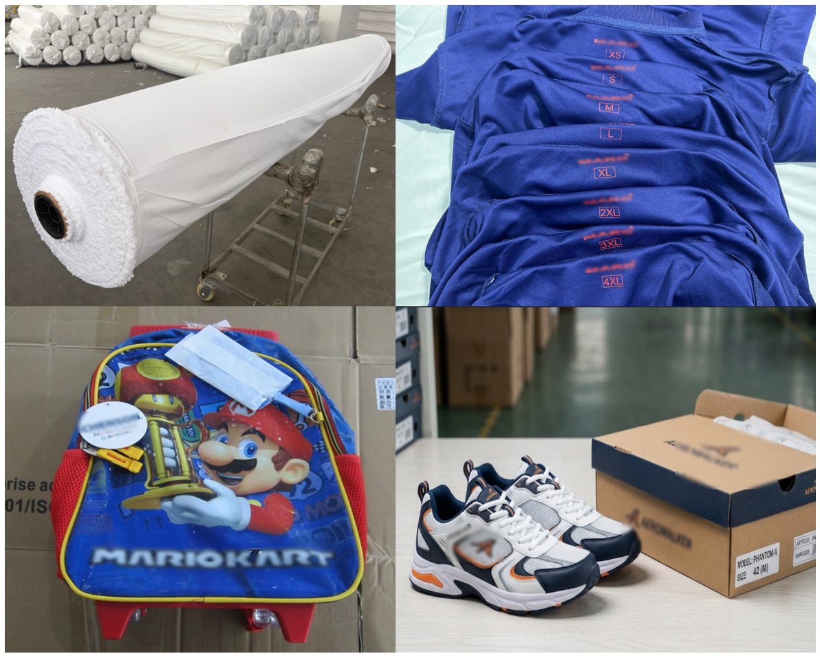 Softgoods & Footwear in Zhejiang/Guandong/ Shangdong and all of China