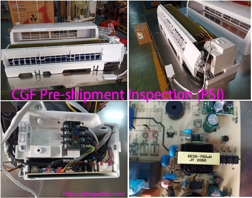 Air conditioner Pre-shipment Inspection (PSI) / Final Random Inspection (FRI) in China - photo 2